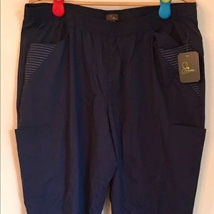Jaanuu Moto Scrub bottoms navy blue